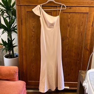 Vince Camino Bkush one shoulder ruffle gown
